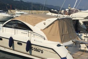 Sun & Shade Genova: tendalini per ombra su misura e bimini top per il fly, arredamento per barche made in Italy